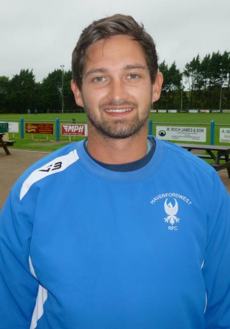 Mikey Jones - welcome return for Haverfordwest outside half